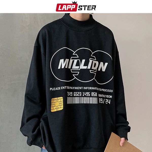 lappster men korean fashions oversized hoodies 2019 autumn mens japanese streetwear sweatshirts male casual harajuku hoodie 3xl, Black
lappster men korean fashions oversized hoodies 2019 autumn mens japanese streetwear sweatshirts male casual harajuku hoodie 3xl, Black