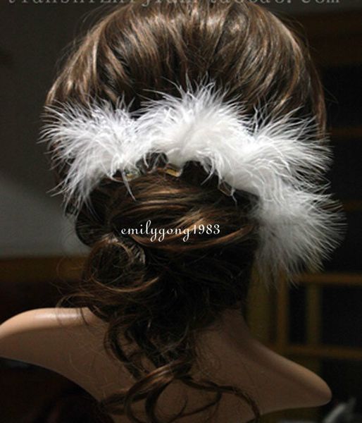 6pcs wedding bridal beautiful white feathers hair pin hair accessory a-13, White;golden
6pcs wedding bridal beautiful white feathers hair pin hair accessory a-13, White;golden