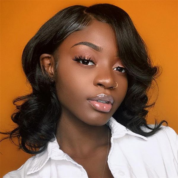 paff body wave short bob wigs brazilian lace front human hair wigs pre plucked hairline natural wigs for women, Black;brown
paff body wave short bob wigs brazilian lace front human hair wigs pre plucked hairline natural wigs for women, Black;brown