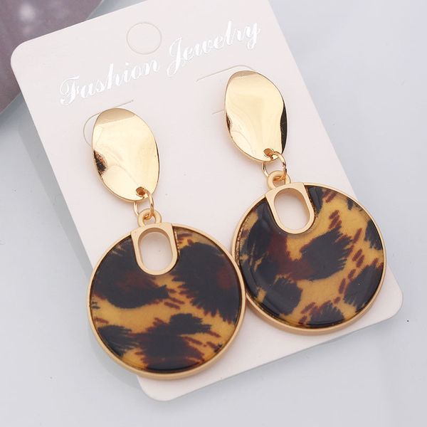 es1065 fashion tortoise color leopard pattern drop earrings for women bohemia geometric metal acrylic earrings female jewelry, Silver
es1065 fashion tortoise color leopard pattern drop earrings for women bohemia geometric metal acrylic earrings female jewelry, Silver