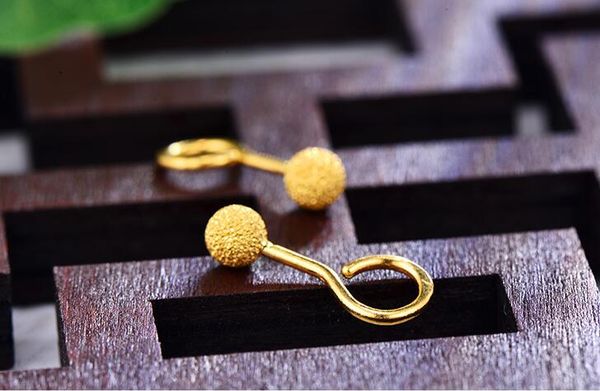 selling fine new style straight needle round bean frosted / glossy bead earrings accessories female, Golden;silver
selling fine new style straight needle round bean frosted / glossy bead earrings accessories female, Golden;silver
