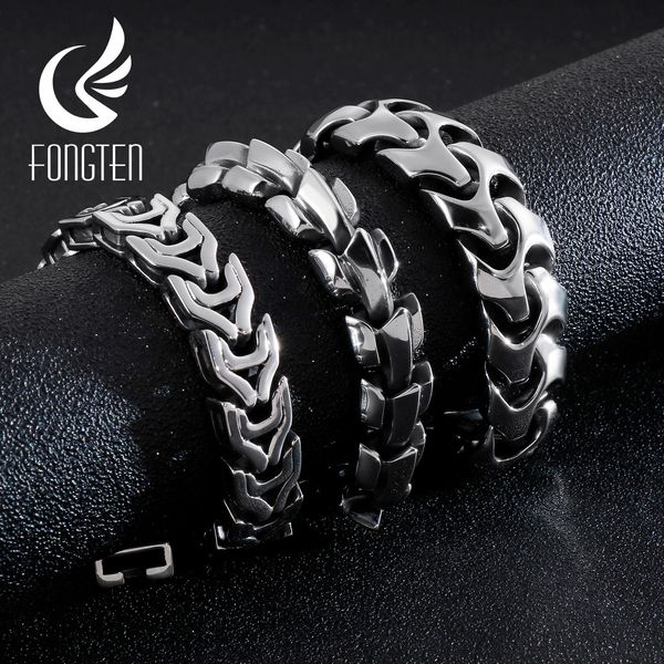 fongten viking cuban bracelet men punk rock retro stainless steel link charm chain male bracelets bangle jewelry, Golden;silver
fongten viking cuban bracelet men punk rock retro stainless steel link charm chain male bracelets bangle jewelry, Golden;silver