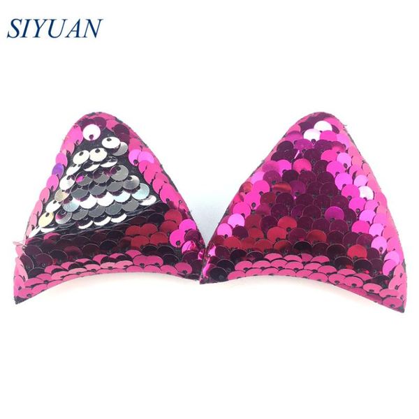 50pcs/lot 2.4'' cute reversible embroidery sequin cat ear glitter hair bow headdress diy applique hair accessories th289, Slivery;white
50pcs/lot 2.4'' cute reversible embroidery sequin cat ear glitter hair bow headdress diy applique hair accessories th289, Slivery;white