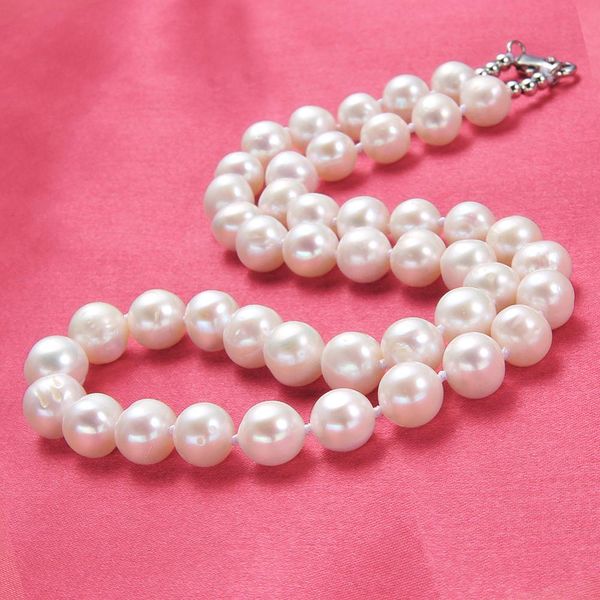 freshwater pearl necklace for women white 8.5-9.5mm pearls 45cm length necklace jewelry gift fashion jewelry, Silver
freshwater pearl necklace for women white 8.5-9.5mm pearls 45cm length necklace jewelry gift fashion jewelry, Silver