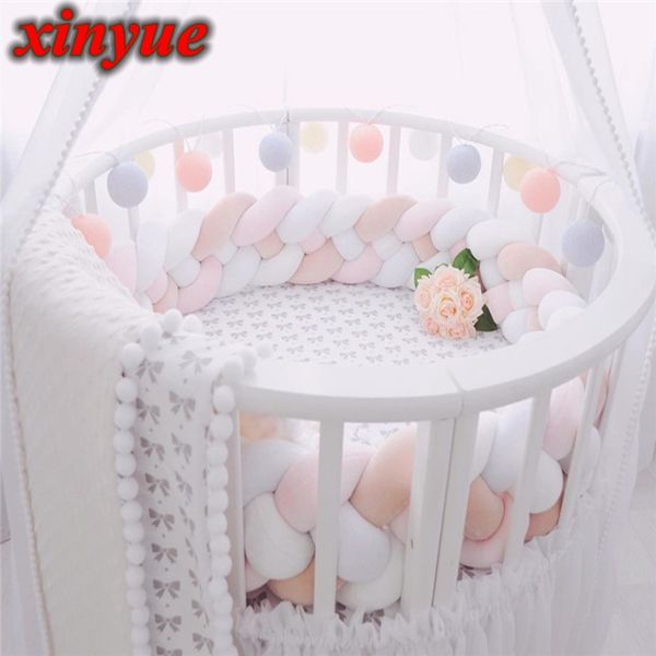 1.5m/150cm Cushion Bumpers In The Crib For Newborn Baby Room Protector Baby Bed Pillow Bumper Decor Cot Infant Things For