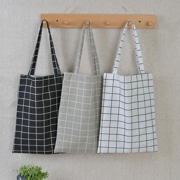 women lattice canvas shoulder bag plaid shopping handbag casual portable large capacity ladies shoulder bag student bags #20
women lattice canvas shoulder bag plaid shopping handbag casual portable large capacity ladies shoulder bag student bags #20