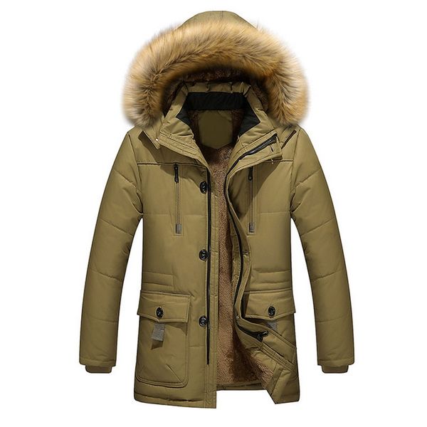 size winter jacket men casual windproof warm male parka jacket fashion solid outerwear pocket medium-long coats 5xl, Tan;black
size winter jacket men casual windproof warm male parka jacket fashion solid outerwear pocket medium-long coats 5xl, Tan;black