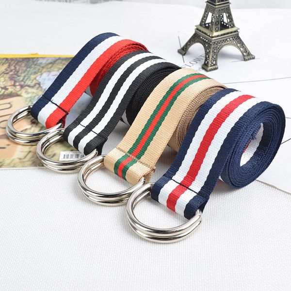 colorful striped creative fashionable casual d-shape all-match for men and colorful belt striped creative belt women, Black;brown
colorful striped creative fashionable casual d-shape all-match for men and colorful belt striped creative belt women, Black;brown