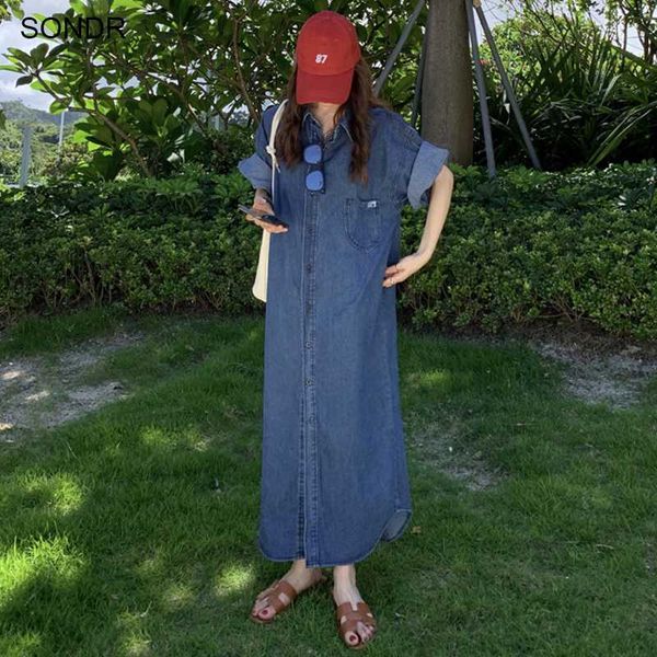 casual dresses short sleeve maxi pockets turn-down collar single breasted loose blue dress women autumn vintage denim mori girl, Black;gray
casual dresses short sleeve maxi pockets turn-down collar single breasted loose blue dress women autumn vintage denim mori girl, Black;gray