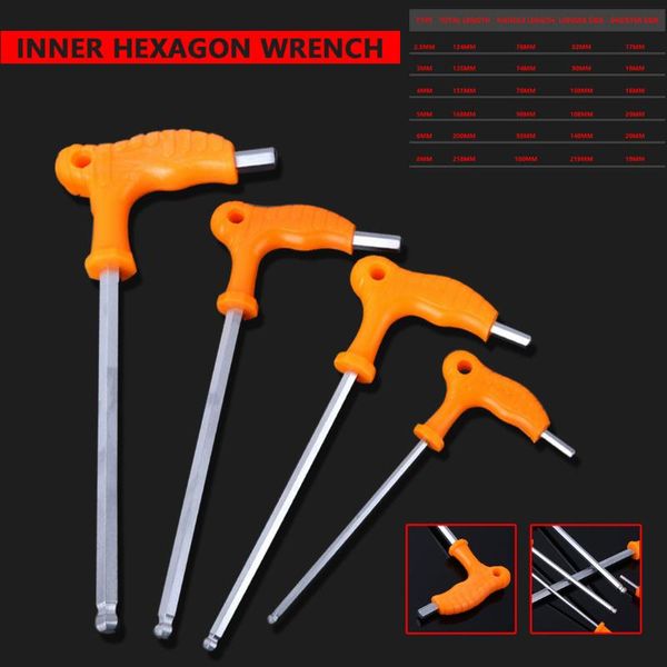 2.5/3/4/5/6/8mm high-carbon steel inner hexagon pipe wrench hand tools t handle allen hex key wrench spanner
2.5/3/4/5/6/8mm high-carbon steel inner hexagon pipe wrench hand tools t handle allen hex key wrench spanner