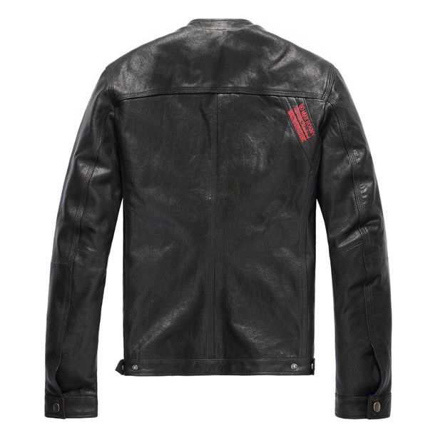 autumn embroidery genuine leather male sheepskin clothing motorcycle clothing leather jacket slim stand collar short design, Black
autumn embroidery genuine leather male sheepskin clothing motorcycle clothing leather jacket slim stand collar short design, Black