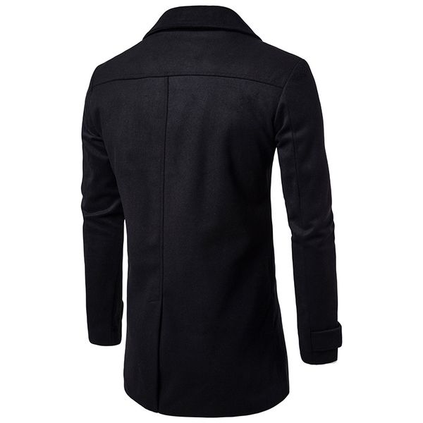 mens long sleeve winter warm trench coat lapel collar buttons outwear jacket, Black;brown
mens long sleeve winter warm trench coat lapel collar buttons outwear jacket, Black;brown