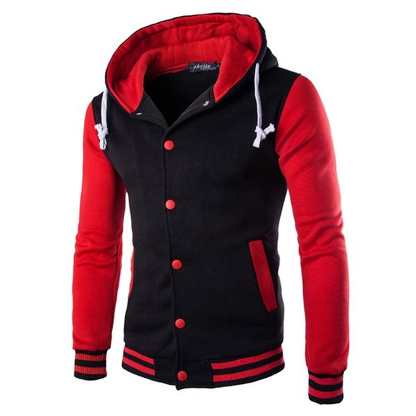 new autumn winter jacket male patchwork muti color hooded overcoat baseball heigh quality jackets striped casual coat men, Black;brown
new autumn winter jacket male patchwork muti color hooded overcoat baseball heigh quality jackets striped casual coat men, Black;brown
