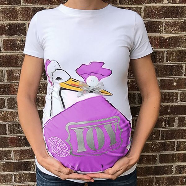 maternity t-shirt cute funny pattern print short sleeve casual pregnant women pregnancy shirts ropa embarazada, White
maternity t-shirt cute funny pattern print short sleeve casual pregnant women pregnancy shirts ropa embarazada, White