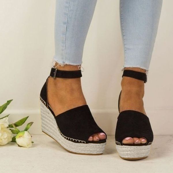 summer ultra high wedges heel sandals fashion open toe platform elevator women sandals shoes plus size pumps 2019#h20, Black
summer ultra high wedges heel sandals fashion open toe platform elevator women sandals shoes plus size pumps 2019#h20, Black