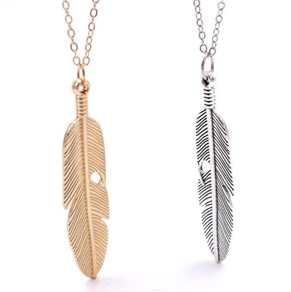 fashion jewelry simple feather pendant necklace feather necklace long sweater chain necklaces s207, Silver
fashion jewelry simple feather pendant necklace feather necklace long sweater chain necklaces s207, Silver