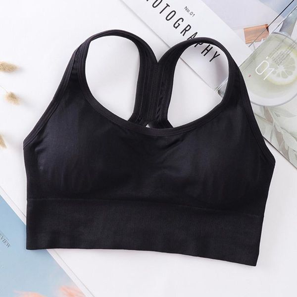 women sports bra yoga fitness wire seamless solid high elastic running push up x shape back fast dry workout, White;black
women sports bra yoga fitness wire seamless solid high elastic running push up x shape back fast dry workout, White;black
