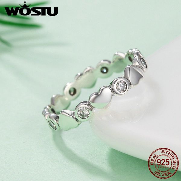 wostu brand new 925 sterling silver my heart is bright stackable rings for women fashion s925 wedding jewelry gift dxr164, Slivery;golden
wostu brand new 925 sterling silver my heart is bright stackable rings for women fashion s925 wedding jewelry gift dxr164, Slivery;golden