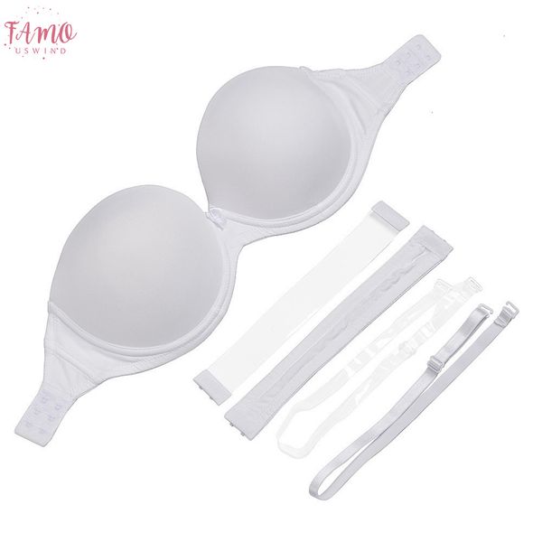 wedding new bras for women multiway bra invisible clear back halter neck bralette black white nude bh lingerie strapless, Red;black
wedding new bras for women multiway bra invisible clear back halter neck bralette black white nude bh lingerie strapless, Red;black