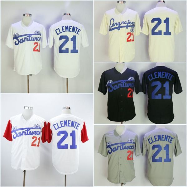 Men Roberto CLEMENTE #21 Santurce Crabbers Puerto Rico Jersey Button Down Baseball Jersey High Quality Free Shipping Jersey
Men Roberto CLEMENTE #21 Santurce Crabbers Puerto Rico Jersey Button Down Baseball Jersey High Quality Free Shipping Jersey
