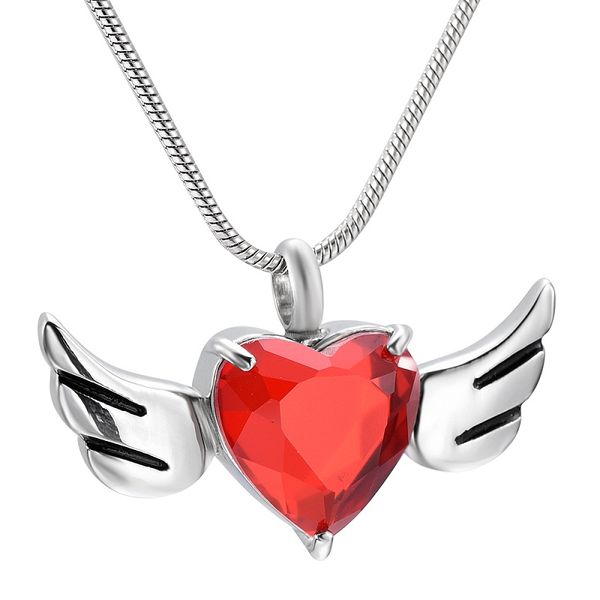 ijd9957 silver angel wings red heart stainless steel cremation for holder ashes urn keepsake memorial pendant necklace jewelry
ijd9957 silver angel wings red heart stainless steel cremation for holder ashes urn keepsake memorial pendant necklace jewelry
