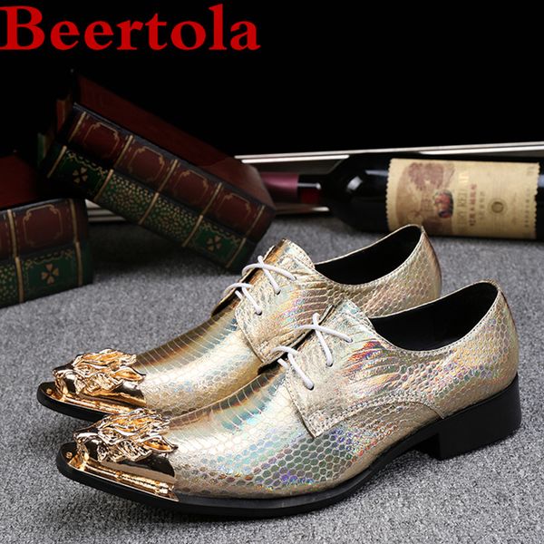 new genuine leather men shoes metal head pointed toe shallow gold zapatillas hombre glitter gold tenis masculino flats shoes men, Black
new genuine leather men shoes metal head pointed toe shallow gold zapatillas hombre glitter gold tenis masculino flats shoes men, Black