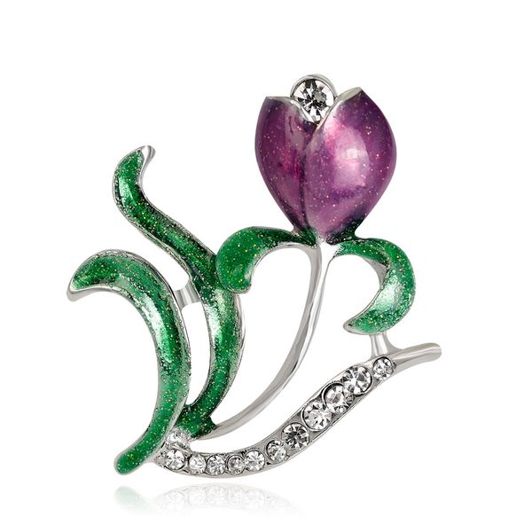 rhinestone boutique fashion brooch alloy diamond drop oil purple flower brooch exquisite plant brooch wholesale, Gray
rhinestone boutique fashion brooch alloy diamond drop oil purple flower brooch exquisite plant brooch wholesale, Gray