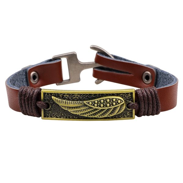 punk gold wing leather men bracelets handmade mens braclets femme hook bracelet female jewlery pulseira femme braslet, Golden;silver
punk gold wing leather men bracelets handmade mens braclets femme hook bracelet female jewlery pulseira femme braslet, Golden;silver