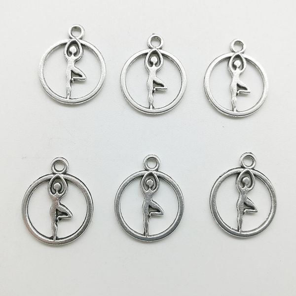 100pcs/lot yogi alloy charms pendant retro jewelry diy keychain ancient silver pendant for bracelet earrings necklace 19*16mm, Bronze;silver
100pcs/lot yogi alloy charms pendant retro jewelry diy keychain ancient silver pendant for bracelet earrings necklace 19*16mm, Bronze;silver