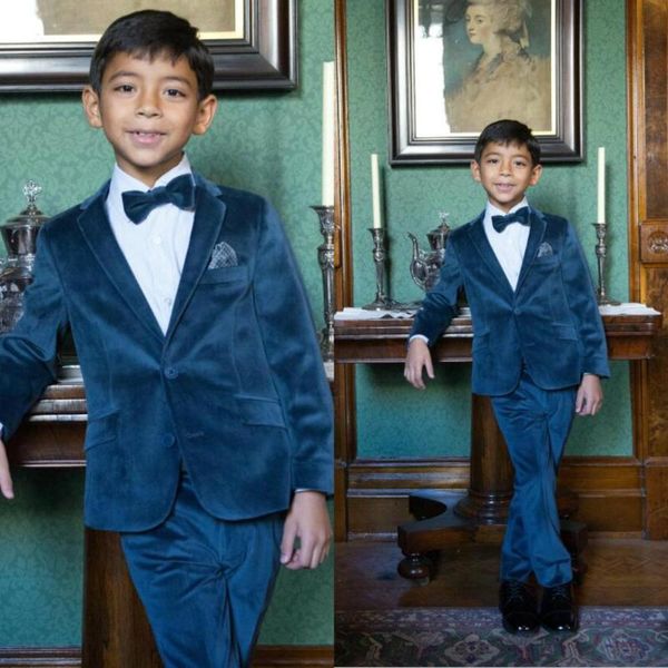 2020 handsome velvet boys formal wear jacket pants 2 pieces set suits for wedding dinner children kids tuxedos, Blue
2020 handsome velvet boys formal wear jacket pants 2 pieces set suits for wedding dinner children kids tuxedos, Blue