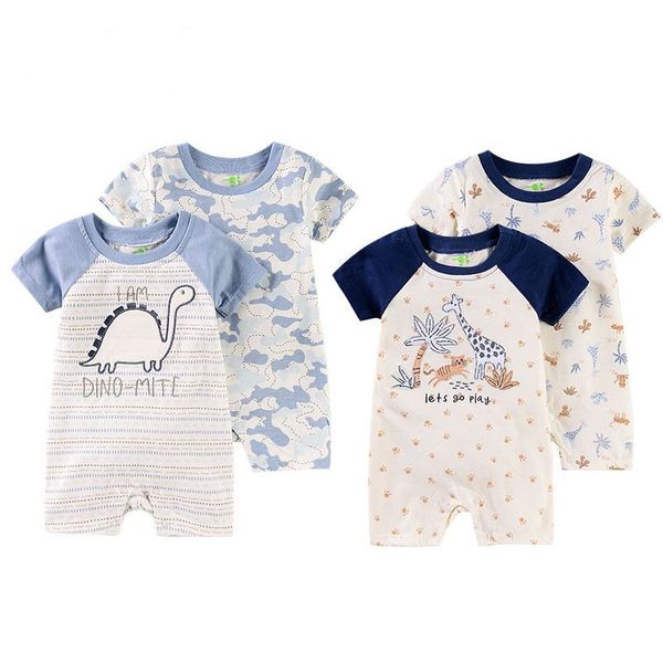 2020 2pcs/set baby boys short sleeve bodysuits soft cotton one piece infant summer clothes cartoon newborn boys clothes, Blue
2020 2pcs/set baby boys short sleeve bodysuits soft cotton one piece infant summer clothes cartoon newborn boys clothes, Blue