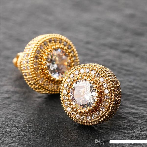 fashion men women hip hop earrings yellow white rose gold plated full cz round earrings studs for men women punk jewerly, Golden;silver
fashion men women hip hop earrings yellow white rose gold plated full cz round earrings studs for men women punk jewerly, Golden;silver