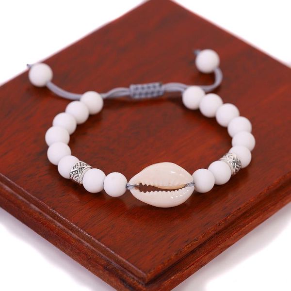beaded, strands natural 8mm white beads beach shell bracelet beaded charm black grey braided rope adjustable shells bracelets for couples
beaded, strands natural 8mm white beads beach shell bracelet beaded charm black grey braided rope adjustable shells bracelets for couples