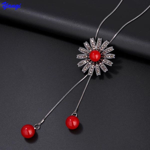 yanqi fashion long coat sweater pendant necklaces for women jewelry zircon long chain jewelry ladies girl wholesale, Golden;silver
yanqi fashion long coat sweater pendant necklaces for women jewelry zircon long chain jewelry ladies girl wholesale, Golden;silver