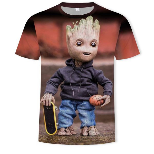 mens designer short-sleeved grut animation 3d printing casual t-shirt fashionable men, White;black
mens designer short-sleeved grut animation 3d printing casual t-shirt fashionable men, White;black