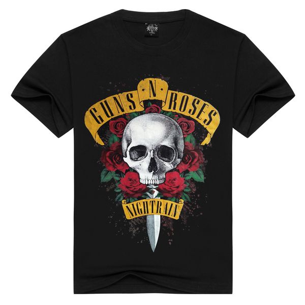 explosions guns n' roses guns and roses rock print short-sleeved 3dt-shirt, White;black
explosions guns n' roses guns and roses rock print short-sleeved 3dt-shirt, White;black