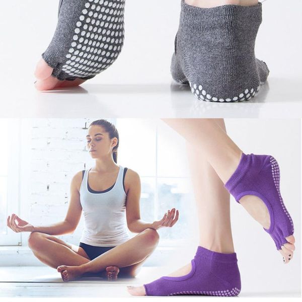 10 colors women yoga backless five toe anti-slip ankle grip socks dots pilates fitness gym socks ladies sports, Black
10 colors women yoga backless five toe anti-slip ankle grip socks dots pilates fitness gym socks ladies sports, Black