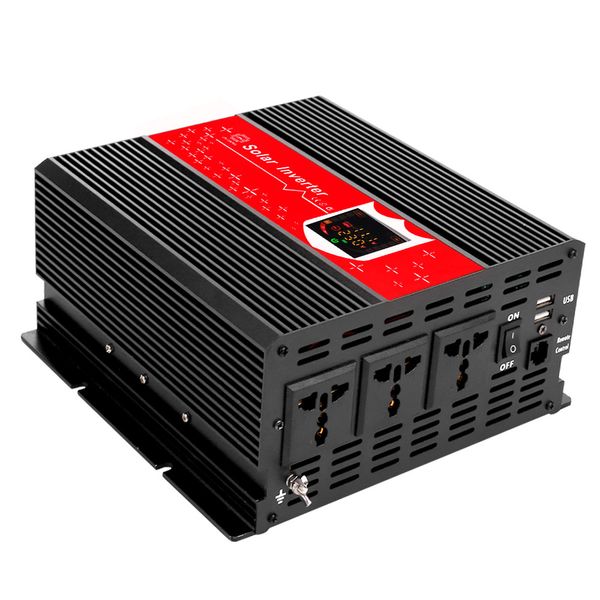 solar car power inverter adapter led display dc12v to ac12v sine wave converter 2 usb interfaces anti-reverse protection
solar car power inverter adapter led display dc12v to ac12v sine wave converter 2 usb interfaces anti-reverse protection