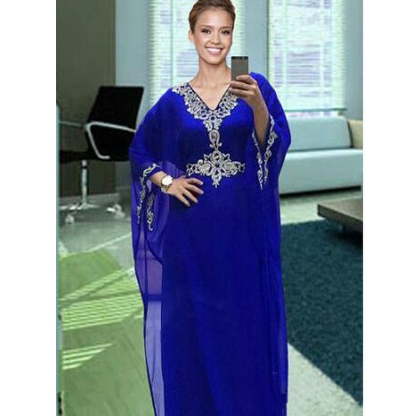 2020 royal blue chiffon kaftan evening dresses v neck with beaded crystal long formal special occasion dress prom party gown plus size, Black;red
2020 royal blue chiffon kaftan evening dresses v neck with beaded crystal long formal special occasion dress prom party gown plus size, Black;red