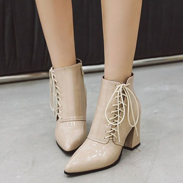 clear heels for women's pointed toe square ankle bare booties side zip casual boots shoes botas altas tacon mujer #y2, Black
clear heels for women's pointed toe square ankle bare booties side zip casual boots shoes botas altas tacon mujer #y2, Black