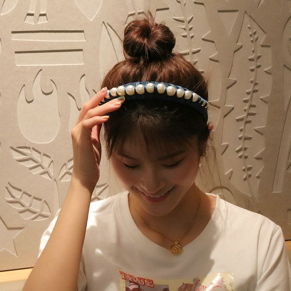 группы персонализированный оголовье с pearl стиль волос девушки легко с headbands alice группа cerchietto aliceband младенца волос с цветами, Black;brown