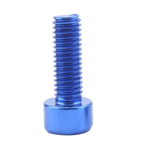 2 pair bike water bottle cage bolts m5 aluminium alloy hex socket tapping screws, blue & black
2 pair bike water bottle cage bolts m5 aluminium alloy hex socket tapping screws, blue & black