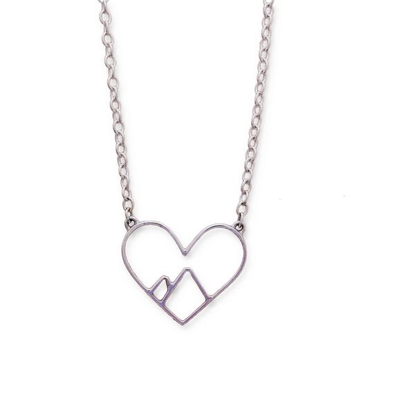 30pcs tiny line hollow out open love heart mountain peak necklaces simple wire wrapped love heart necklaces for lovers couples jewelry, Silver
30pcs tiny line hollow out open love heart mountain peak necklaces simple wire wrapped love heart necklaces for lovers couples jewelry, Silver
