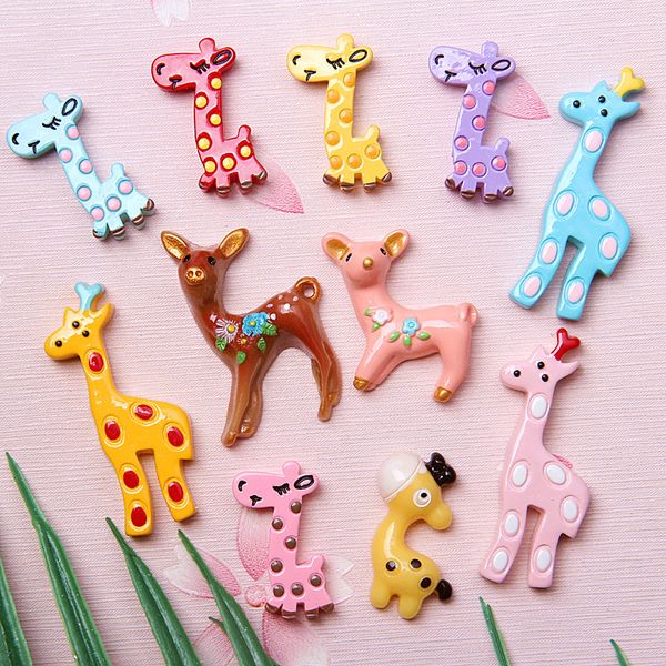 charms mini order 10pcs kawaii resin cabochons animal deer giraffe flatback clay beads ornament accessories hair clip diy, Bronze;silver
charms mini order 10pcs kawaii resin cabochons animal deer giraffe flatback clay beads ornament accessories hair clip diy, Bronze;silver
