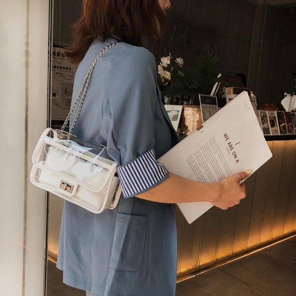 fashion jelly transparent shoulder bag female 2020 new summer messenger chain small square bag casual high capacity
fashion jelly transparent shoulder bag female 2020 new summer messenger chain small square bag casual high capacity