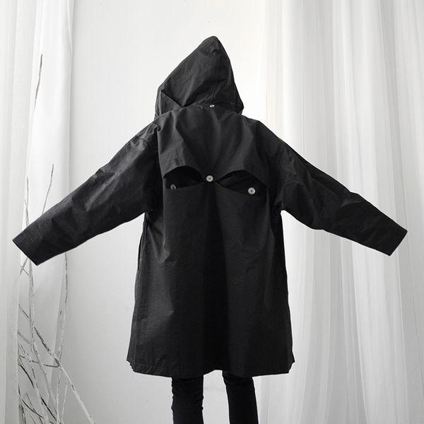 loose women back button hollow out big size trench new hooded long sleeve loose fit windbreaker fashion tide spring 2020 1s246q, Tan;black
loose women back button hollow out big size trench new hooded long sleeve loose fit windbreaker fashion tide spring 2020 1s246q, Tan;black