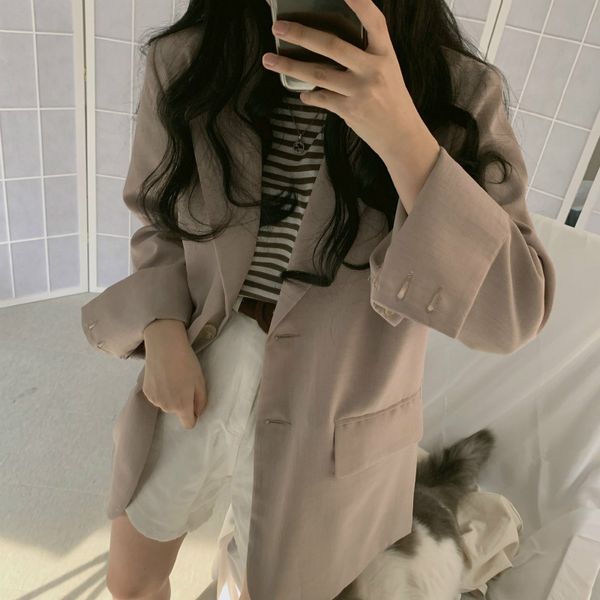 wholesale 2019 new spring summer autumn selling women's fashion casual ladies work wear nice jacket mp7978, White;black
wholesale 2019 new spring summer autumn selling women's fashion casual ladies work wear nice jacket mp7978, White;black