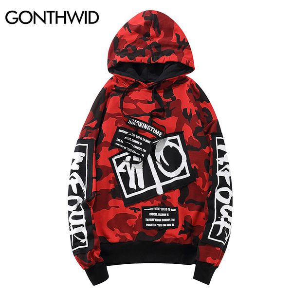 2019 camouflage patch hoodies mens autmn designs camo printed sleeve pullover sweatshirts male hip hop loose streetwear, Black
2019 camouflage patch hoodies mens autmn designs camo printed sleeve pullover sweatshirts male hip hop loose streetwear, Black