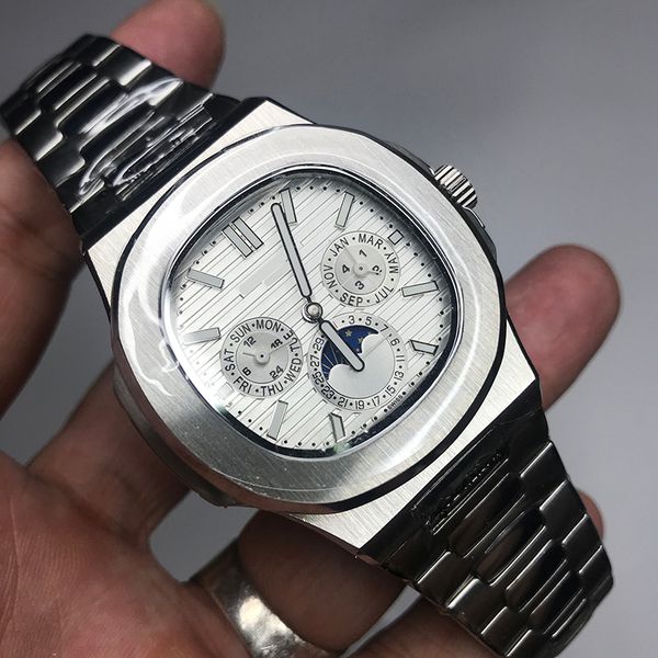 Fashion new arrivel mens watch automatic glide smooth second hand white dial 315L stainless steel all sub dials works luminous wristwatches
Fashion new arrivel mens watch automatic glide smooth second hand white dial 315L stainless steel all sub dials works luminous wristwatches