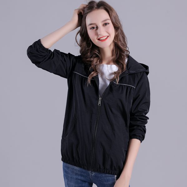 spring and autumn lady jacket 2019 new versatile trend sports casual small coat women loose black suntan short clothing, Black;brown
spring and autumn lady jacket 2019 new versatile trend sports casual small coat women loose black suntan short clothing, Black;brown